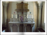 The chapel containing the relics of St. Philibert in Tournus, France